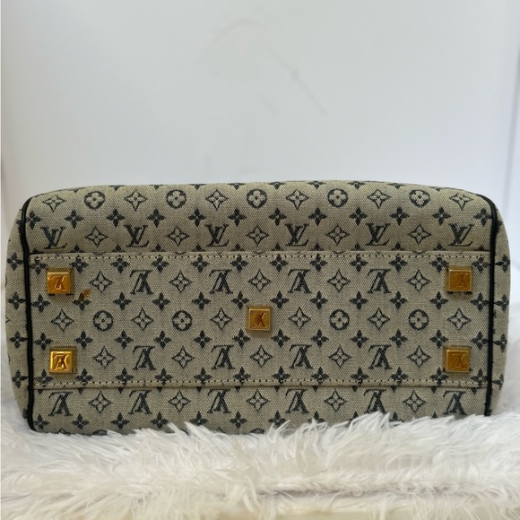 💥Price Drop ⬇️ LOUIS VUITTON Monogram Josephine PM Navy Blue - Picture 5 of 13